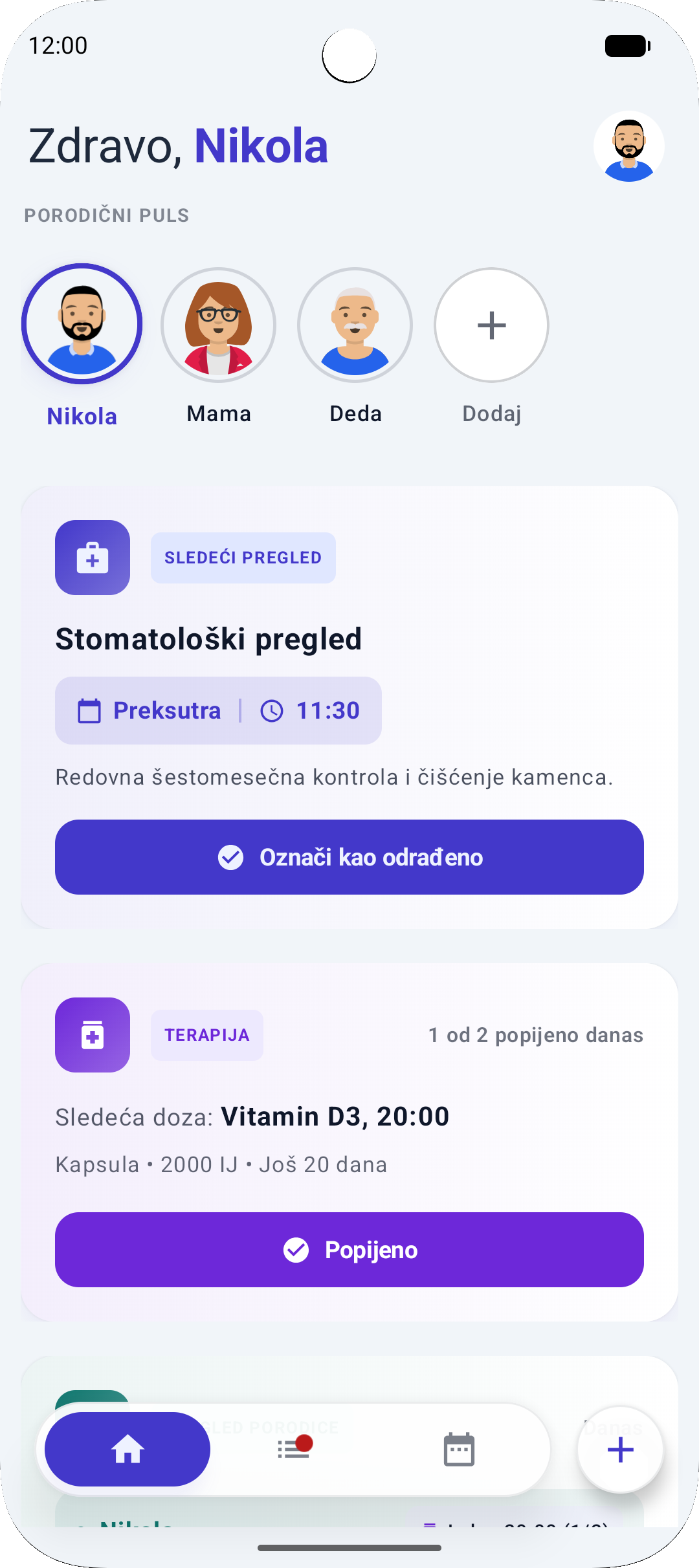Početni ekran