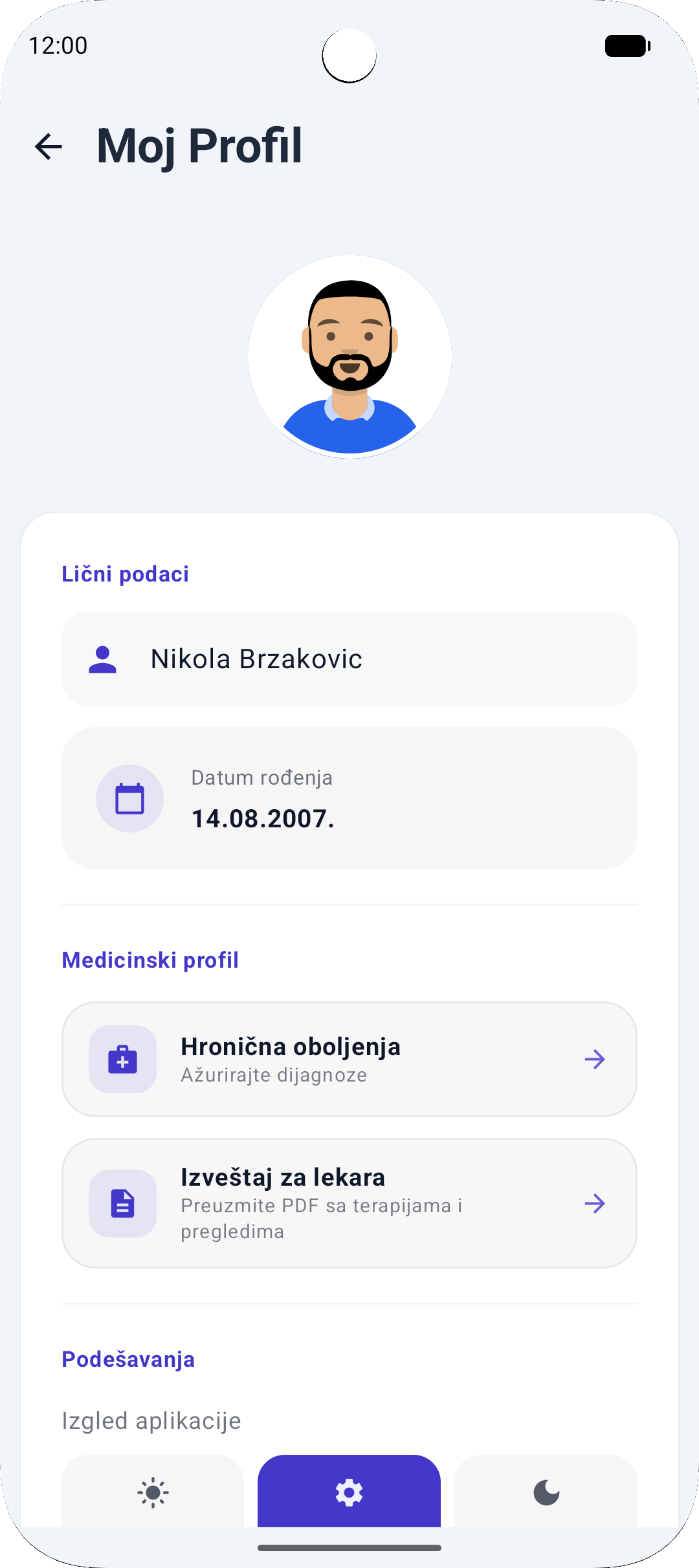 Zdravstveni profil